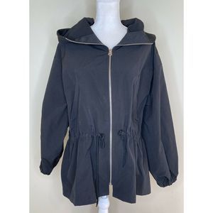 CINOH Women’s Long Sleeve Zip Up Hooded Jacket L